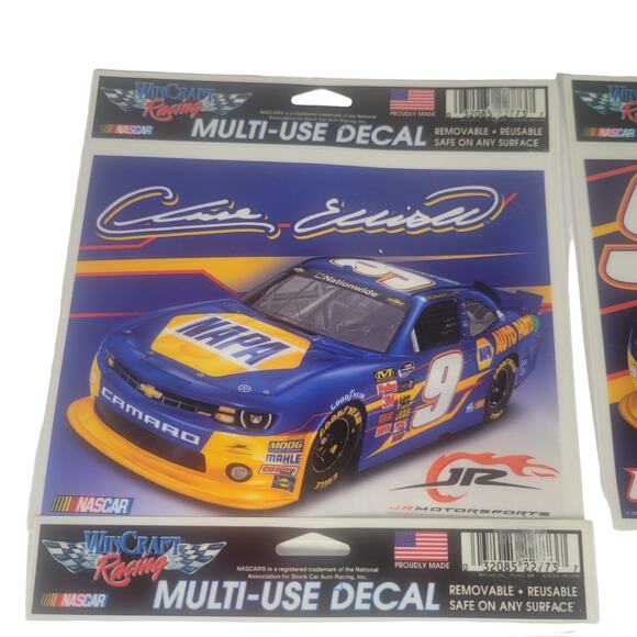Set of 9 Chase Elliott NASCAR Decals, Round & Rectangle 2014 - Picture 9 of 13